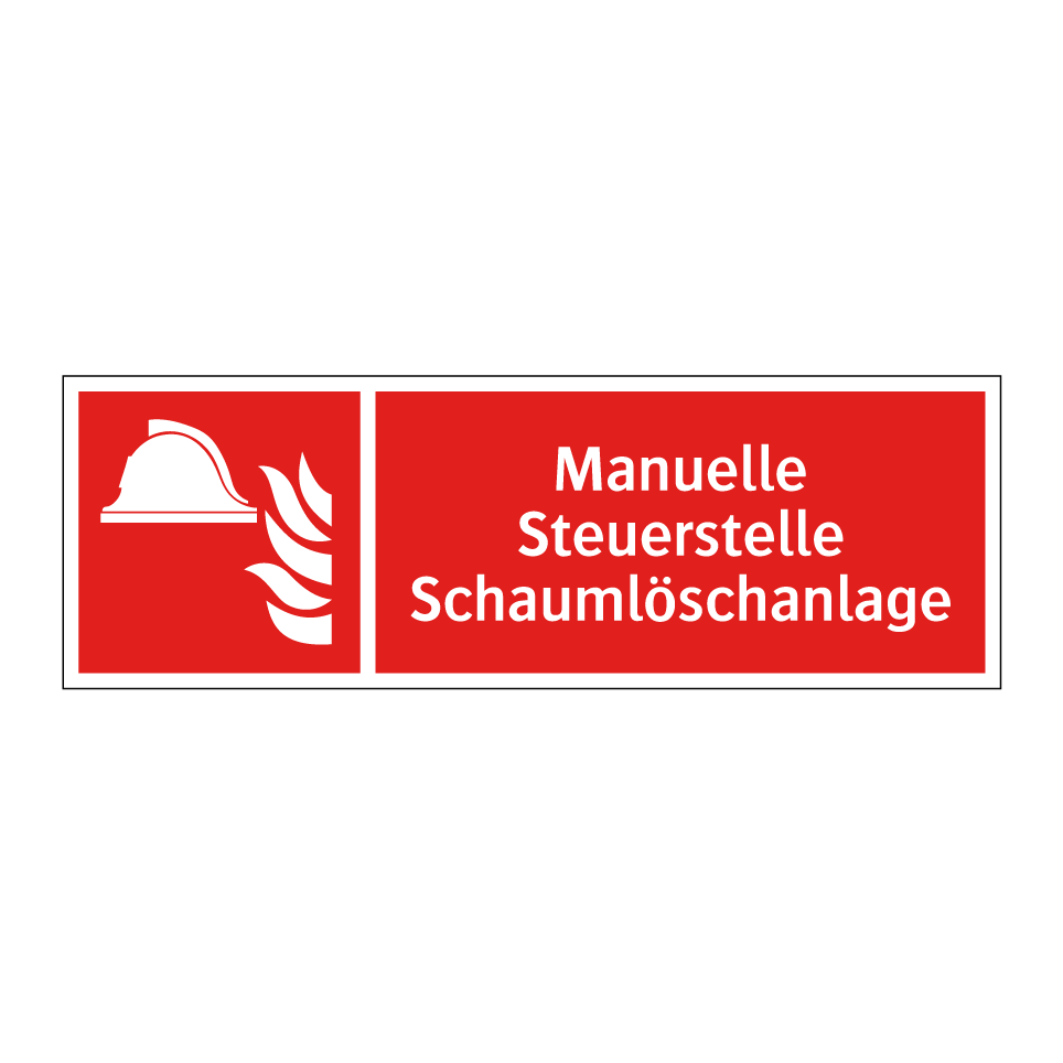 Manuelle Steuerstelle Schaumlöschanlage