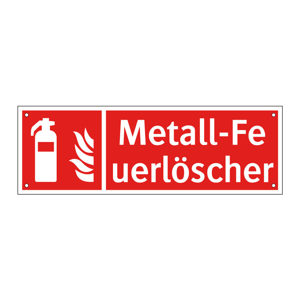 Metall-Feuerlöscher