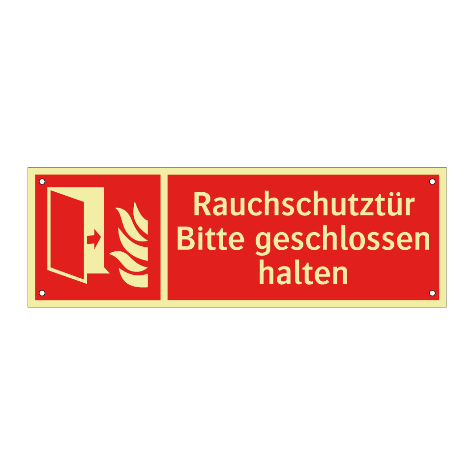 Rauchschutztür Bitte geschlossen halten