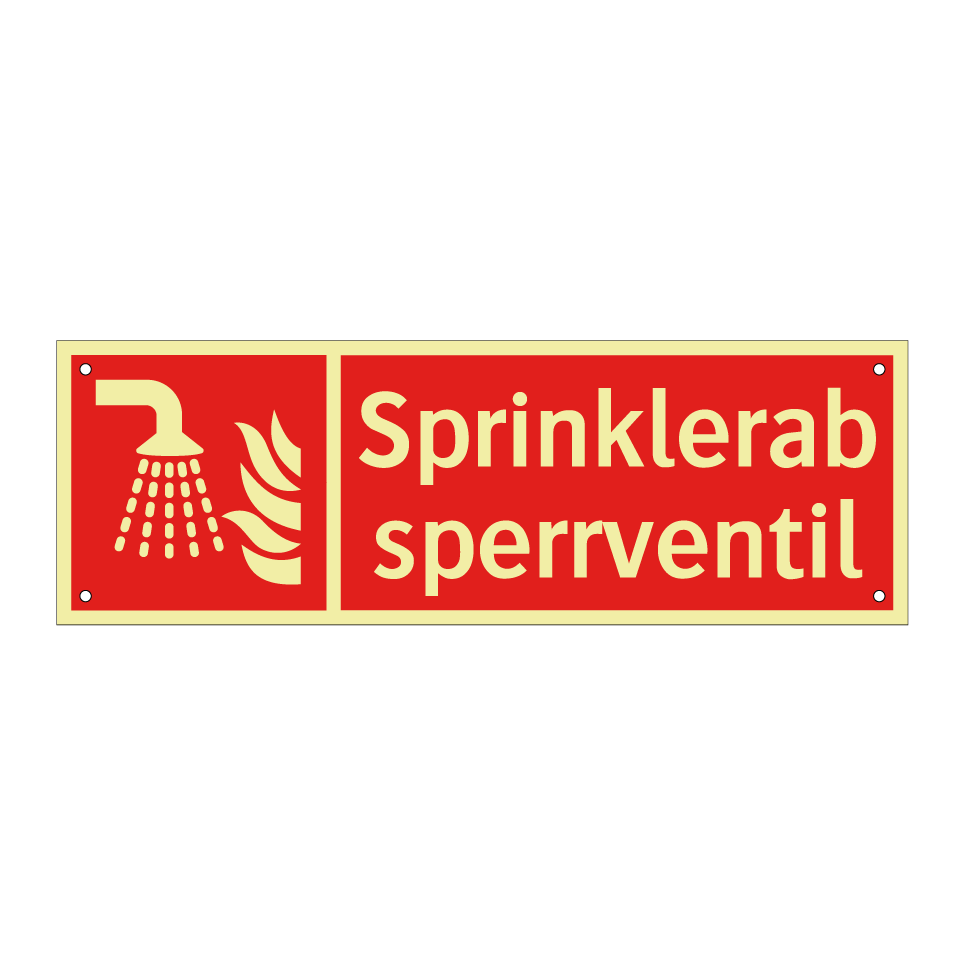 Sprinklerabsperrventil