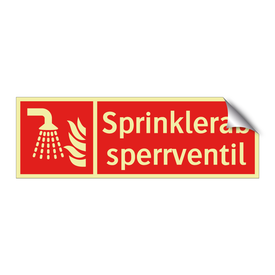 Sprinklerabsperrventil
