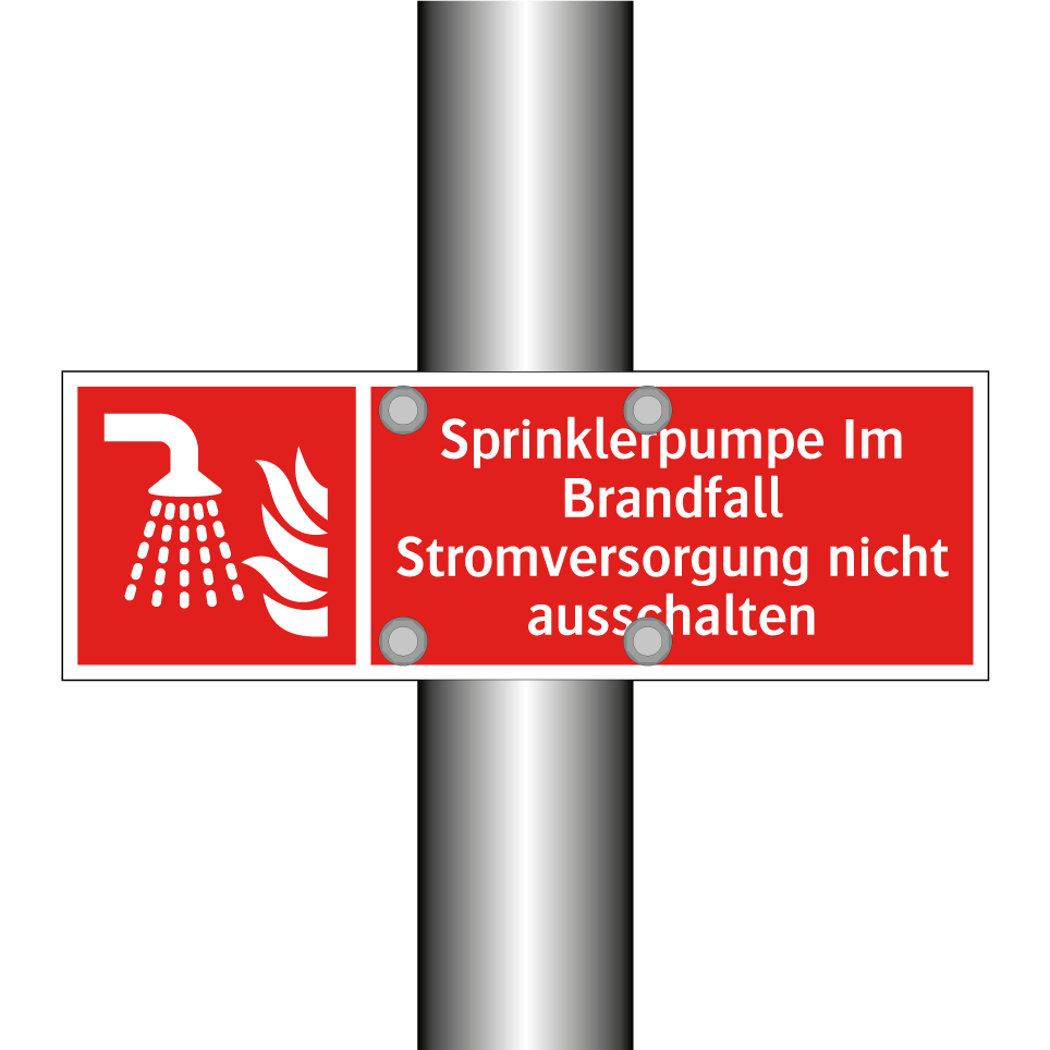 Sprinklerpumpe Im Brandfall Stromversorgung nicht ausschalten