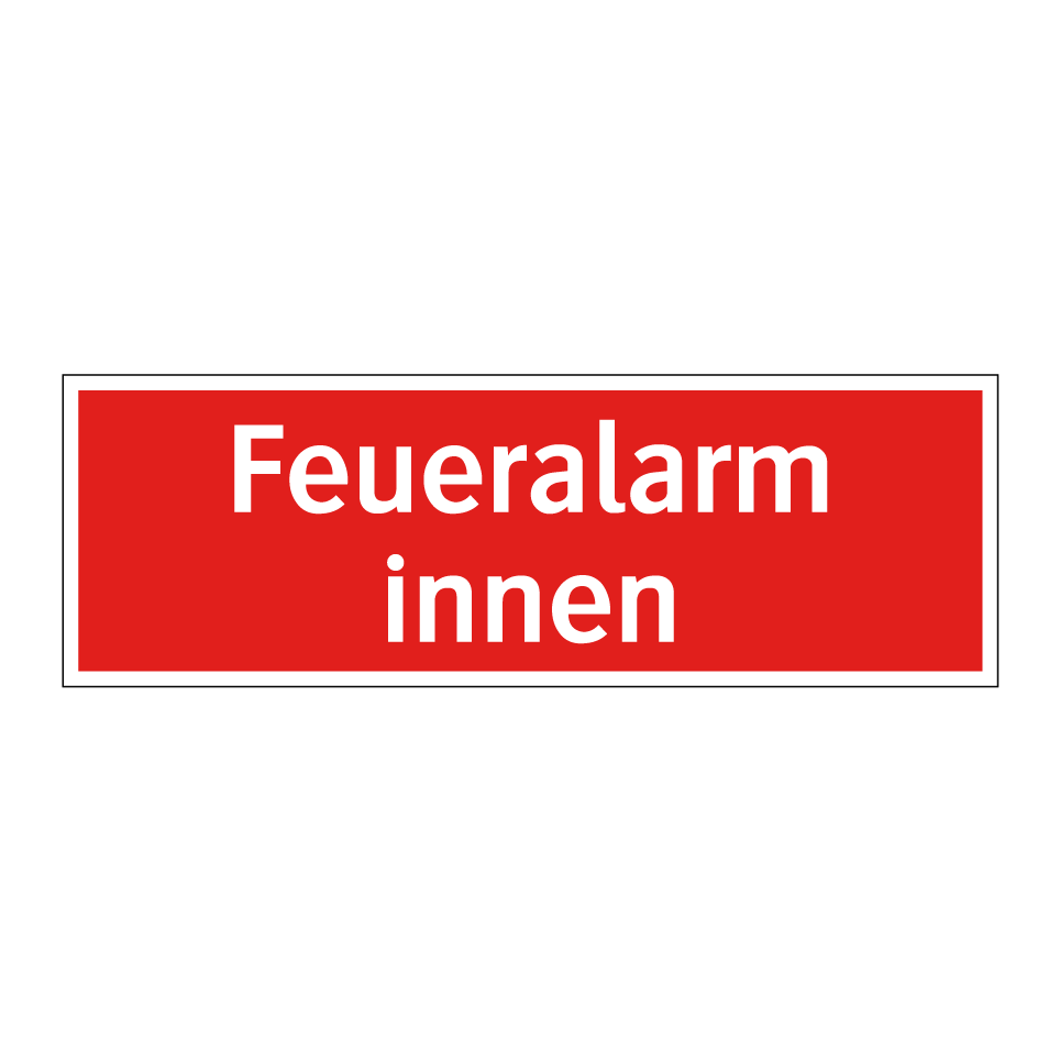 Feueralarm innen