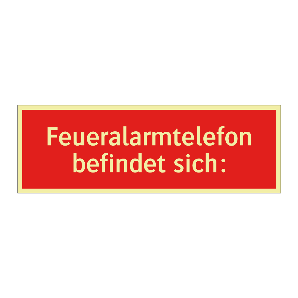 Feueralarmtelefon befindet sich: