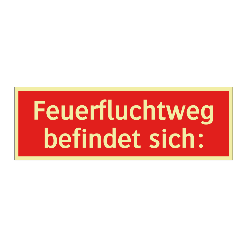Feuerfluchtweg befindet sich: