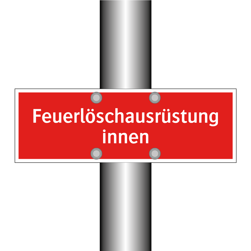 Feuerlöschausrüstung innen