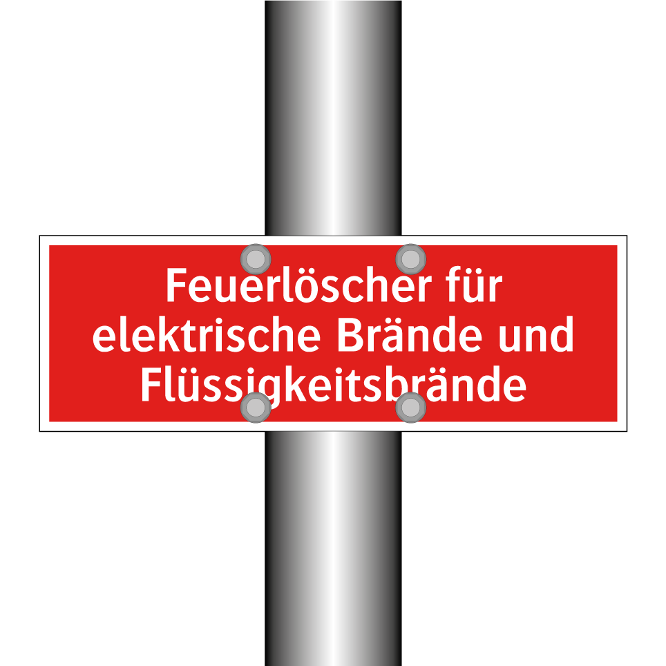 Feuerlöscher für elektrische Brände und Flüssigkeitsbrände