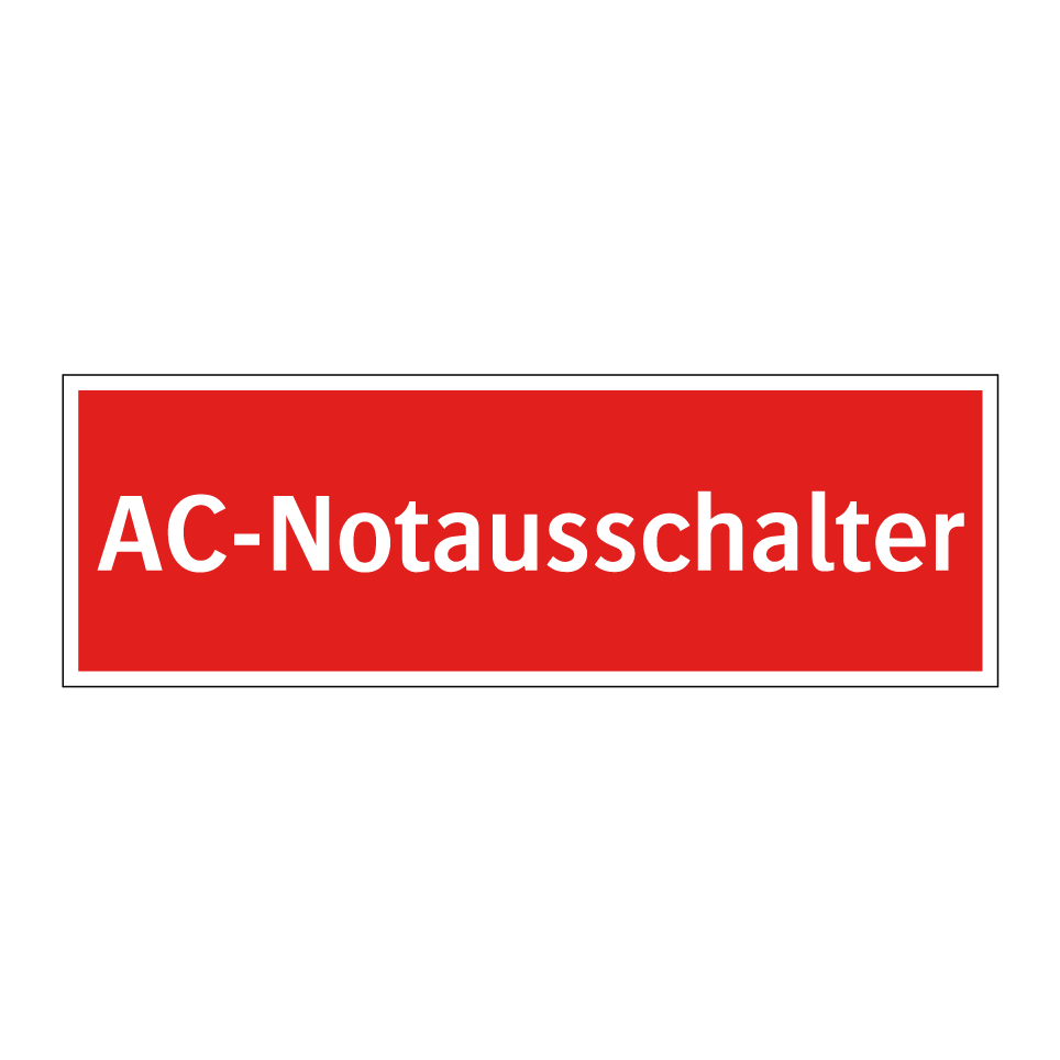 AC-Notausschalter