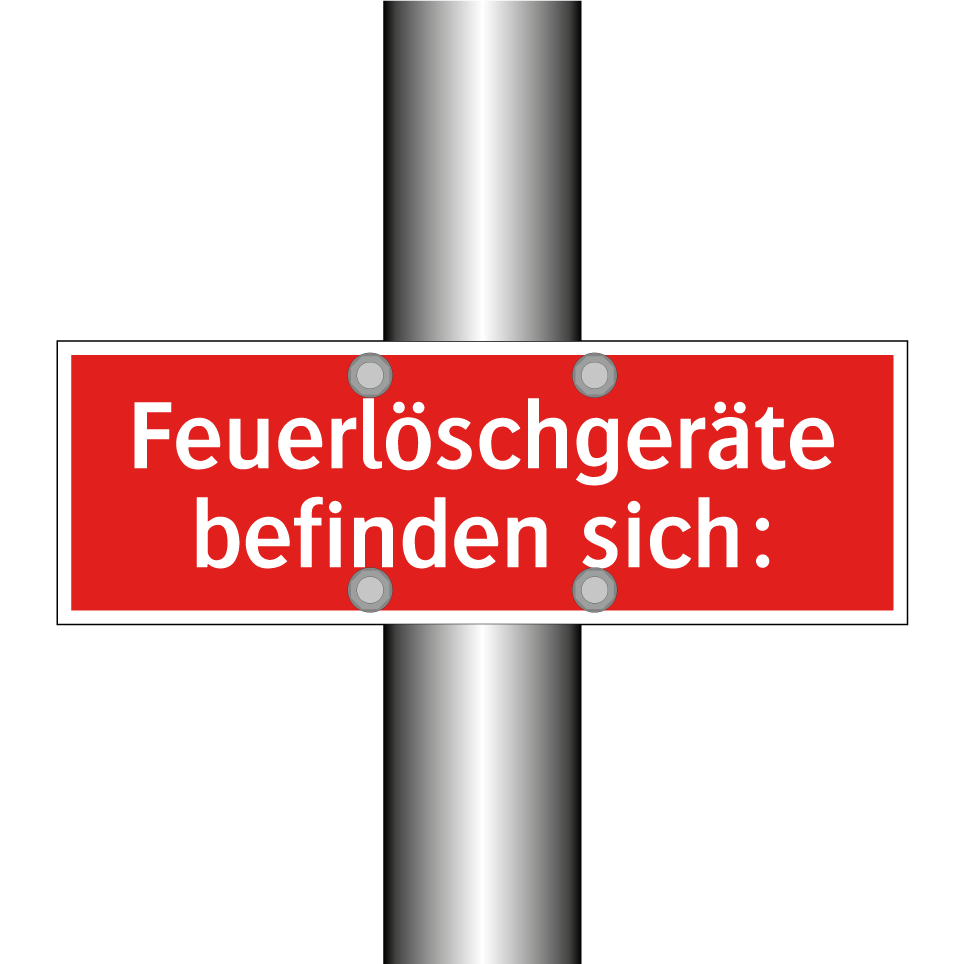 Feuerlöschgeräte befinden sich: