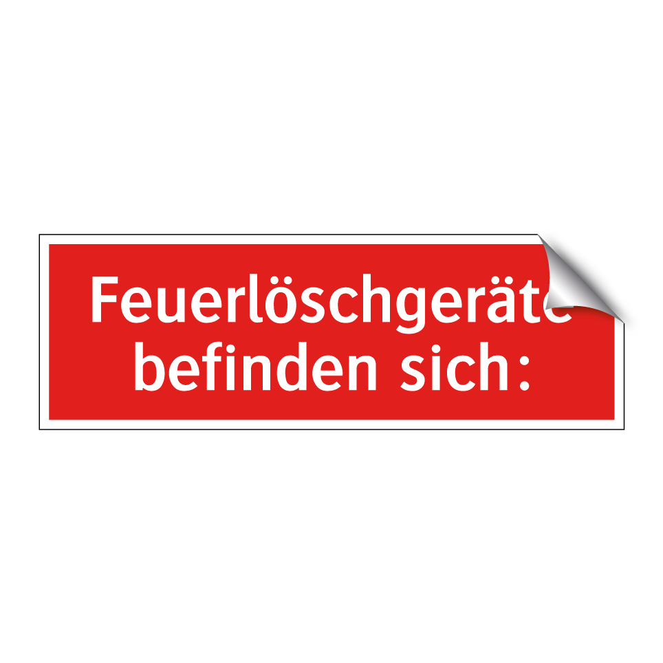 Feuerlöschgeräte befinden sich: