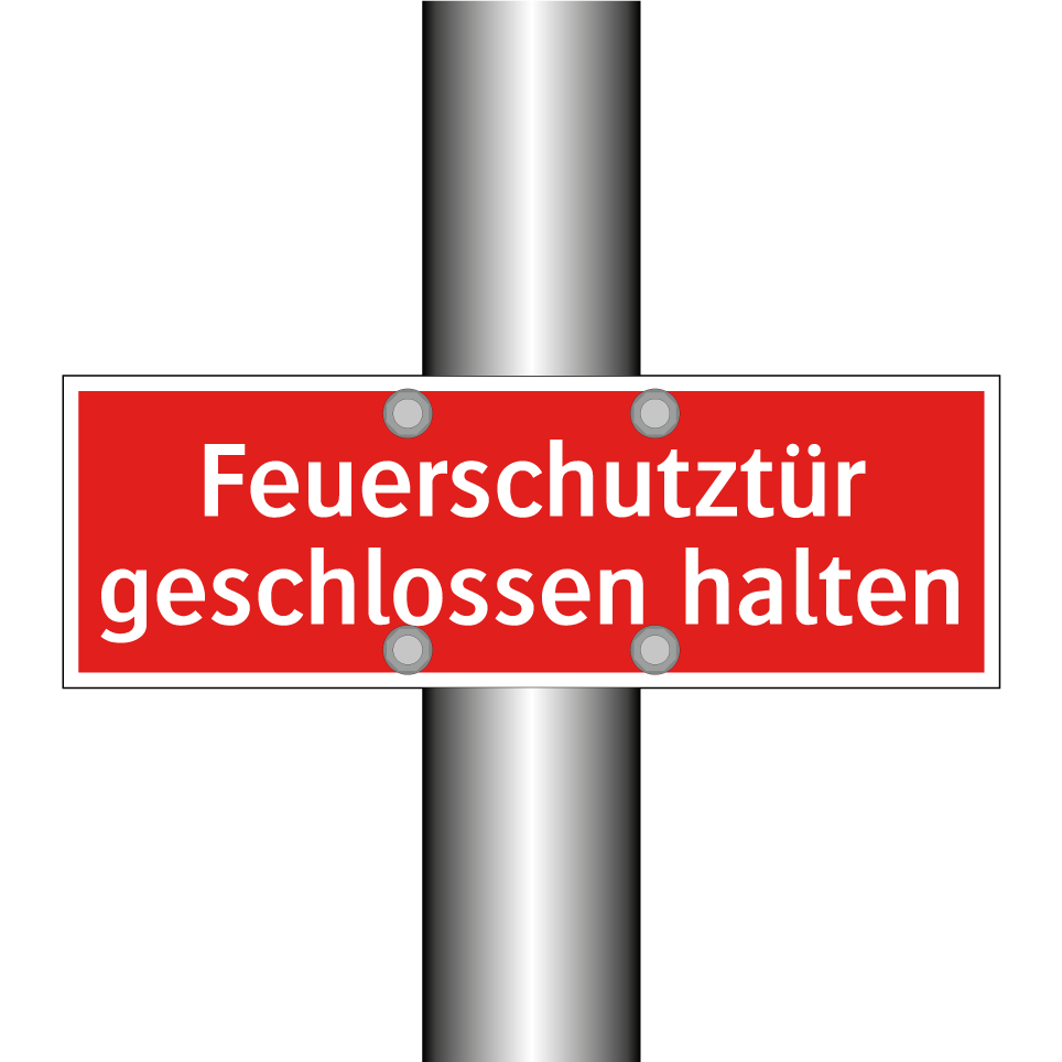 Feuerschutztür geschlossen halten