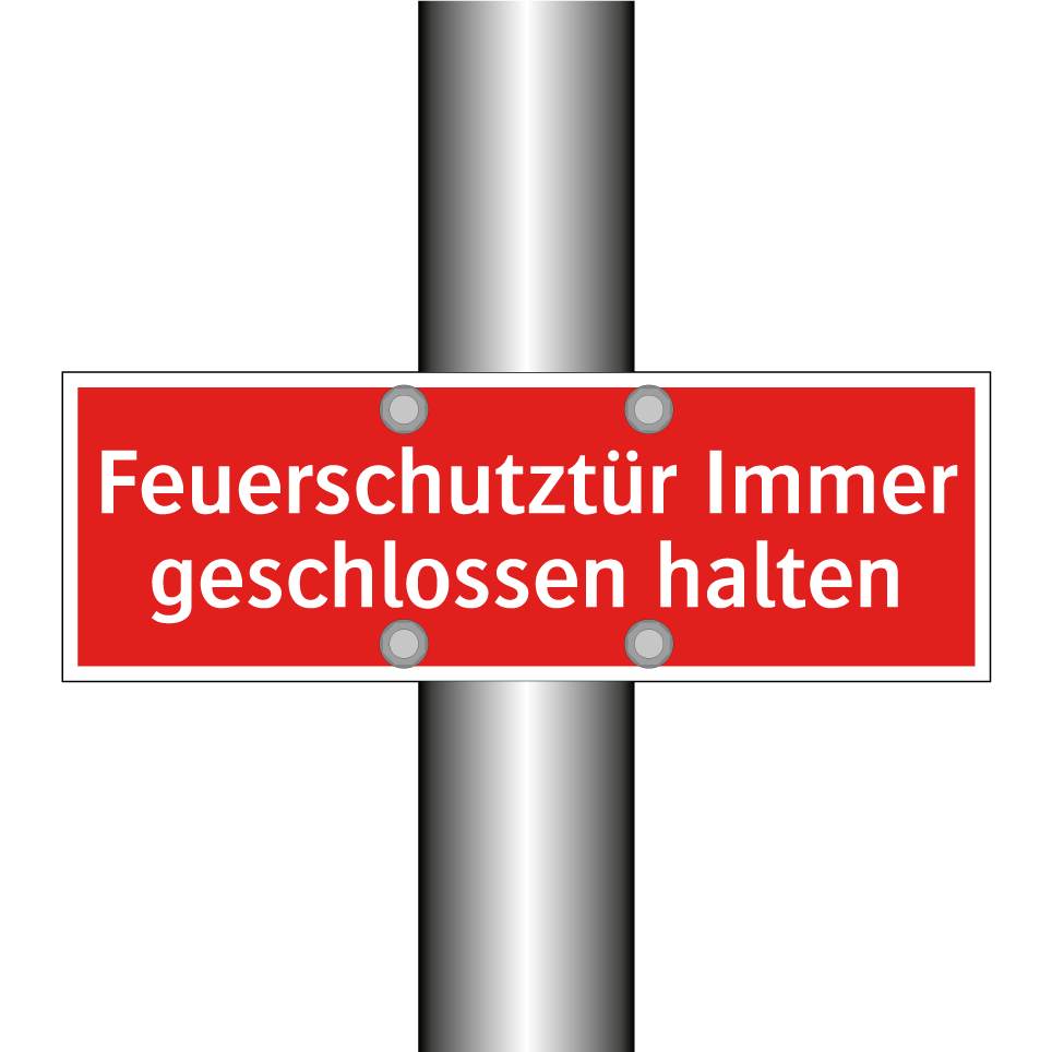 Feuerschutztür Immer geschlossen halten
