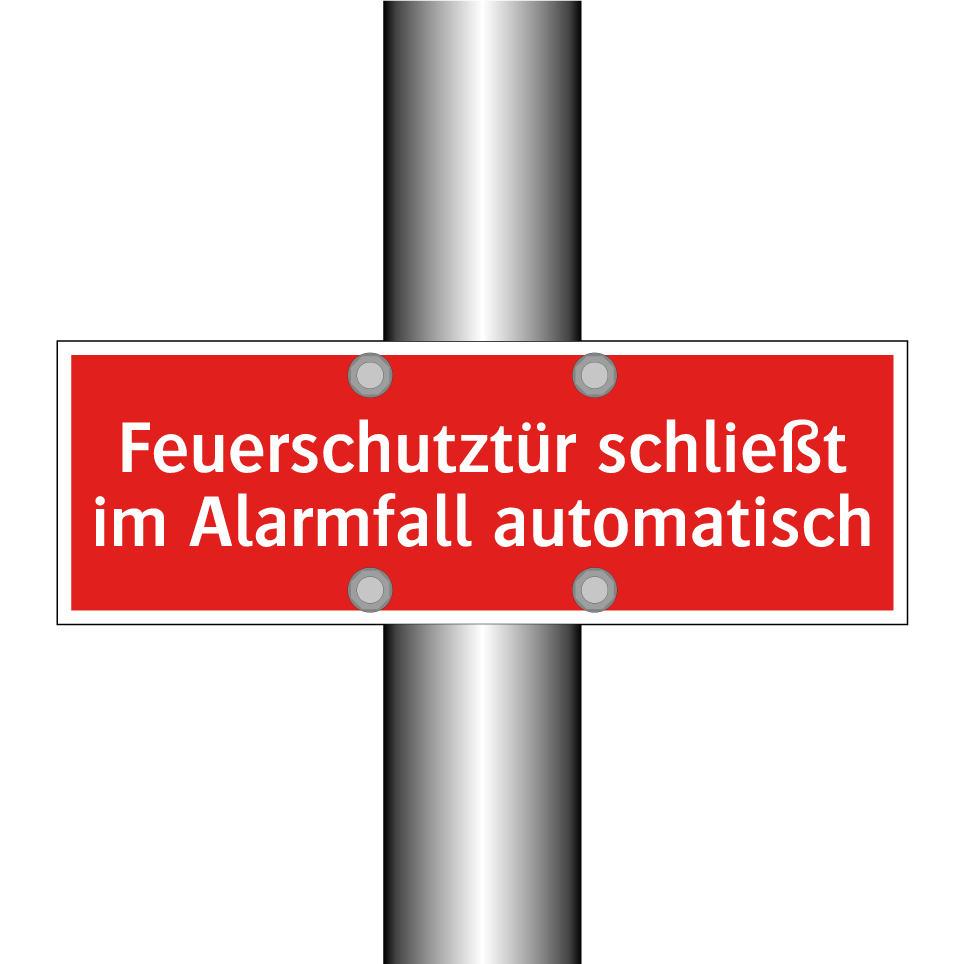 Feuerschutztür schließt im Alarmfall automatisch
