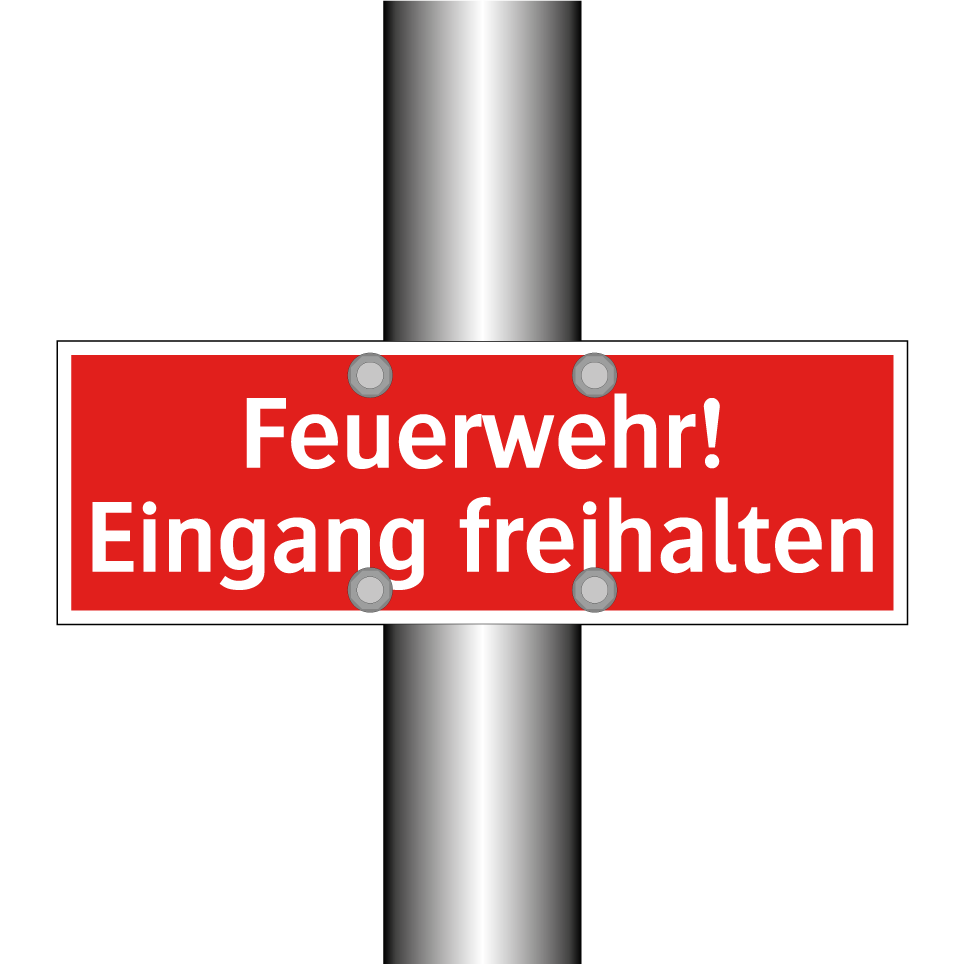 Feuerwehr! Eingang freihalten