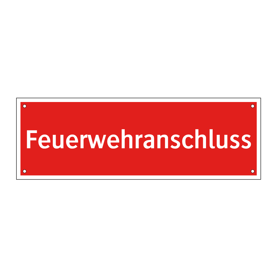 Feuerwehranschluss