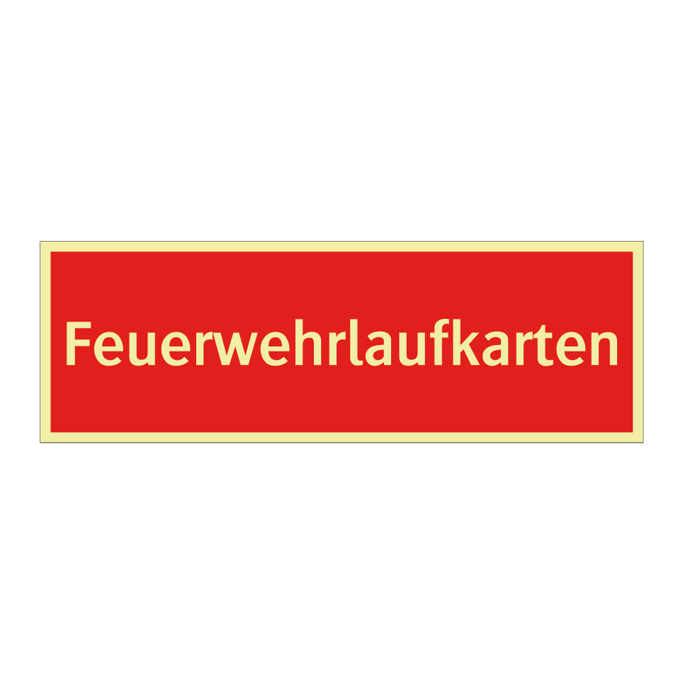 Feuerwehrlaufkarten