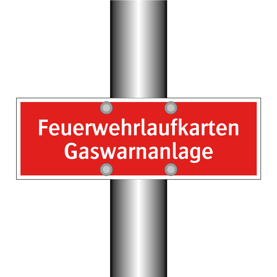 Feuerwehrlaufkarten Gaswarnanlage