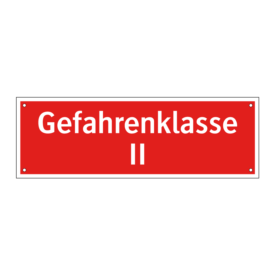 Gefahrenklasse II