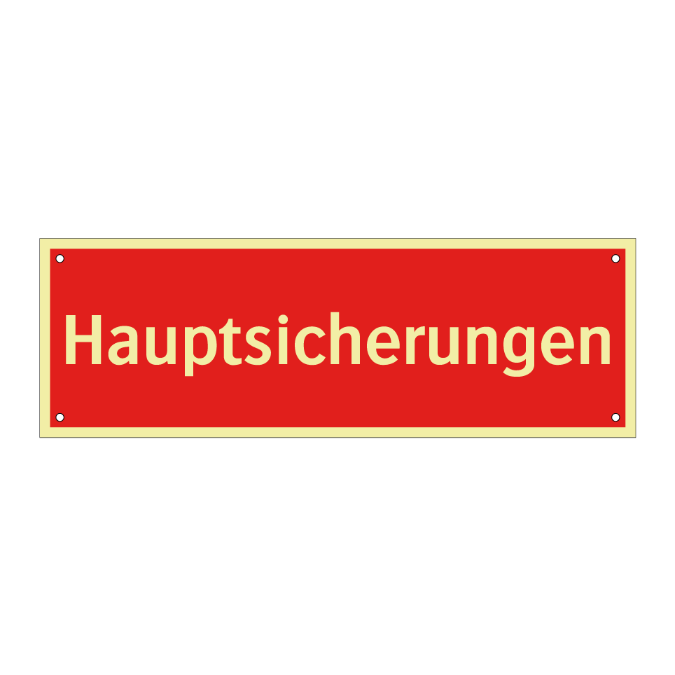 Hauptsicherungen