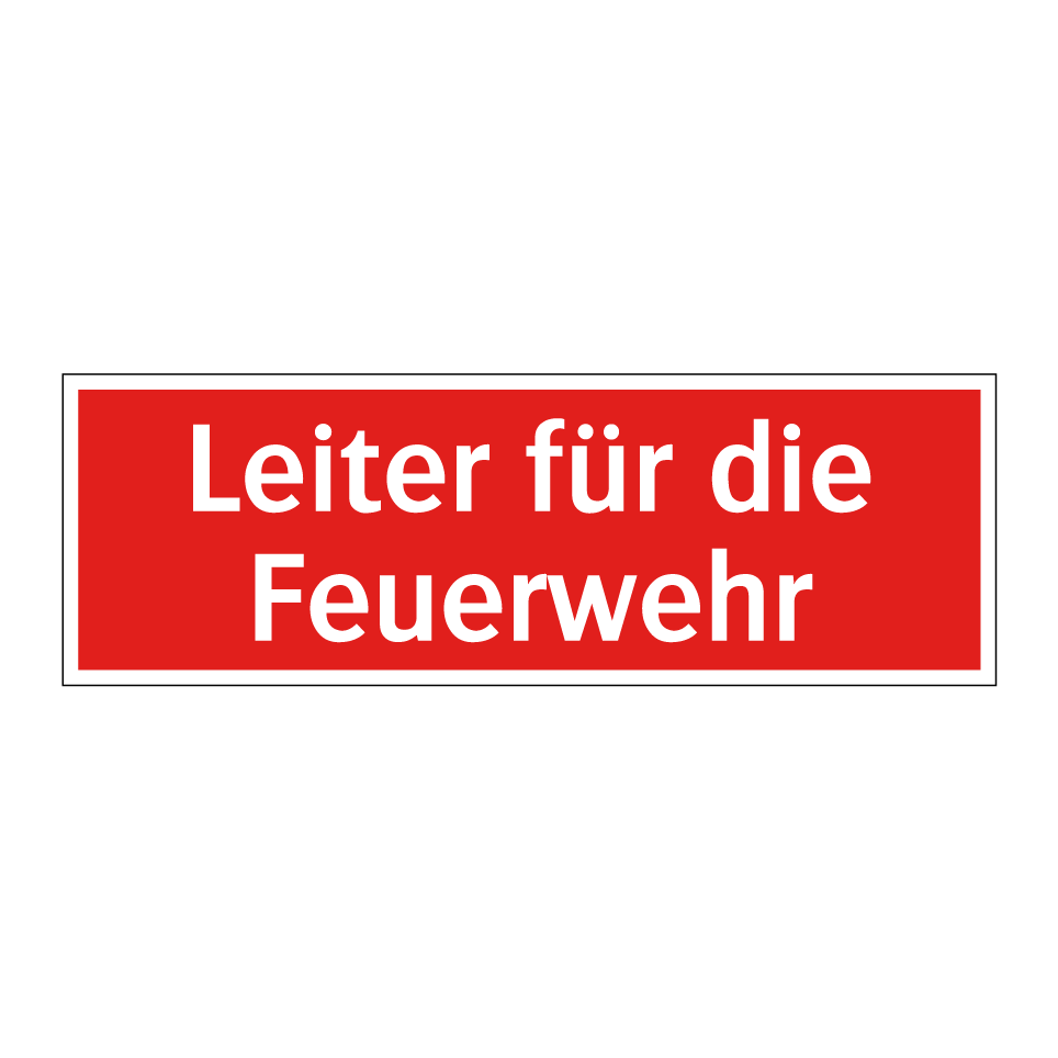 Leiter für die Feuerwehr