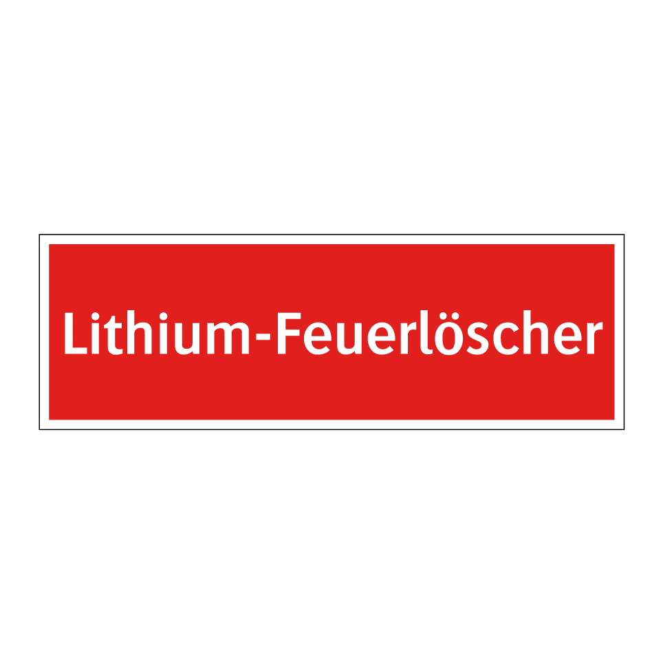 Lithium-Feuerlöscher