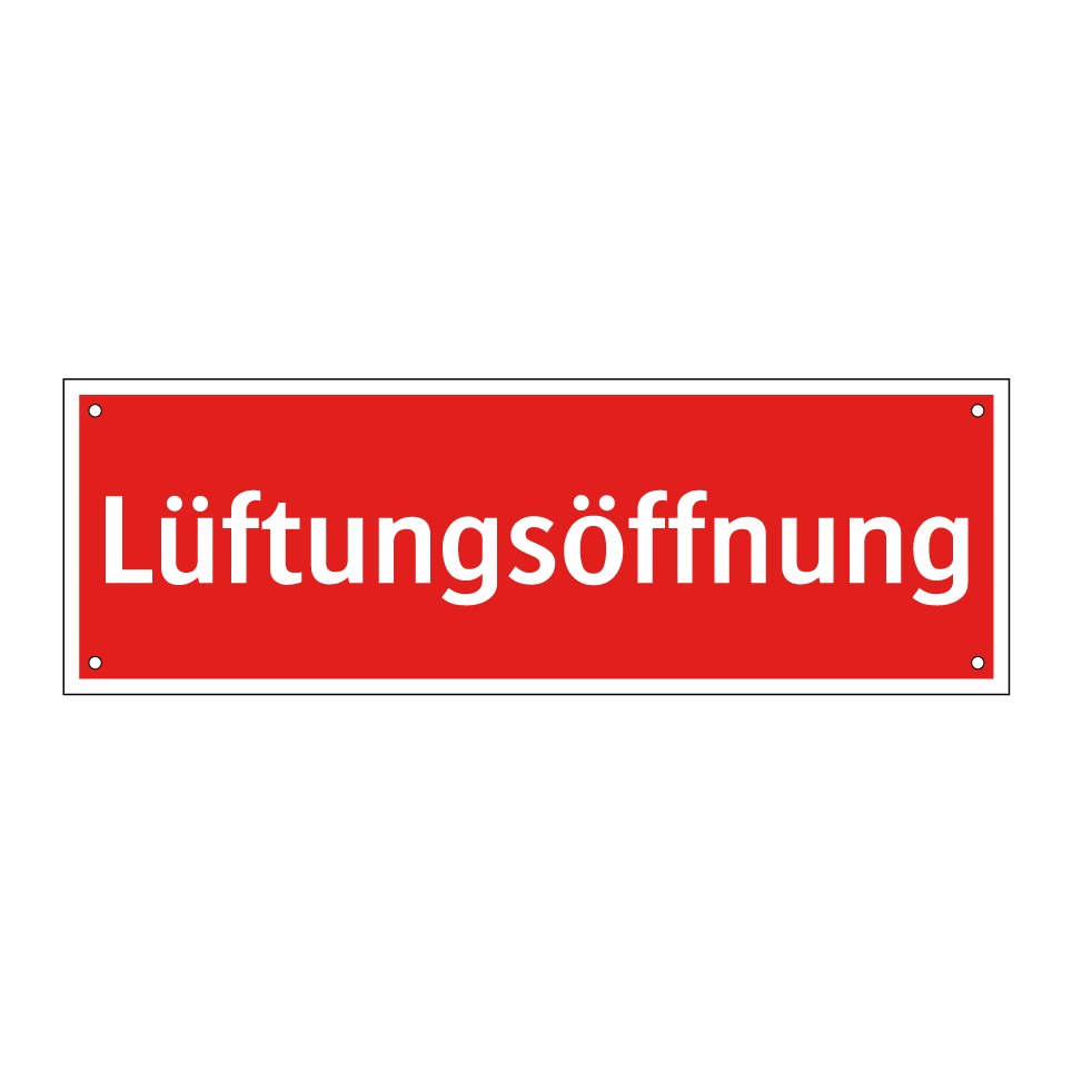 Lüftungsöffnung