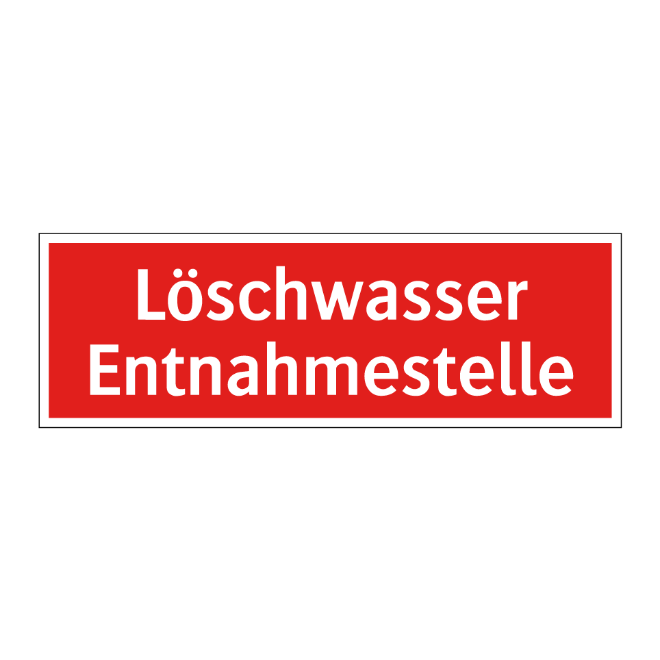 Löschwasser Entnahmestelle