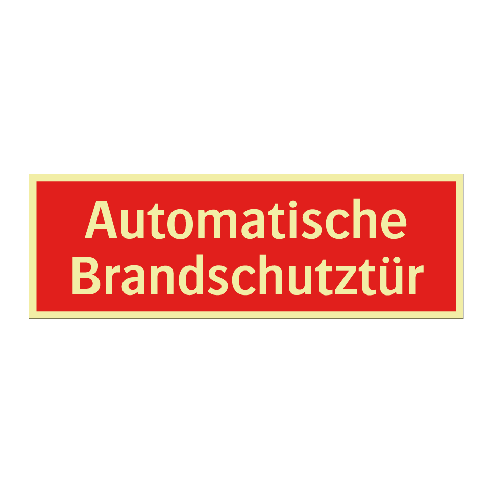 Automatische Brandschutztür