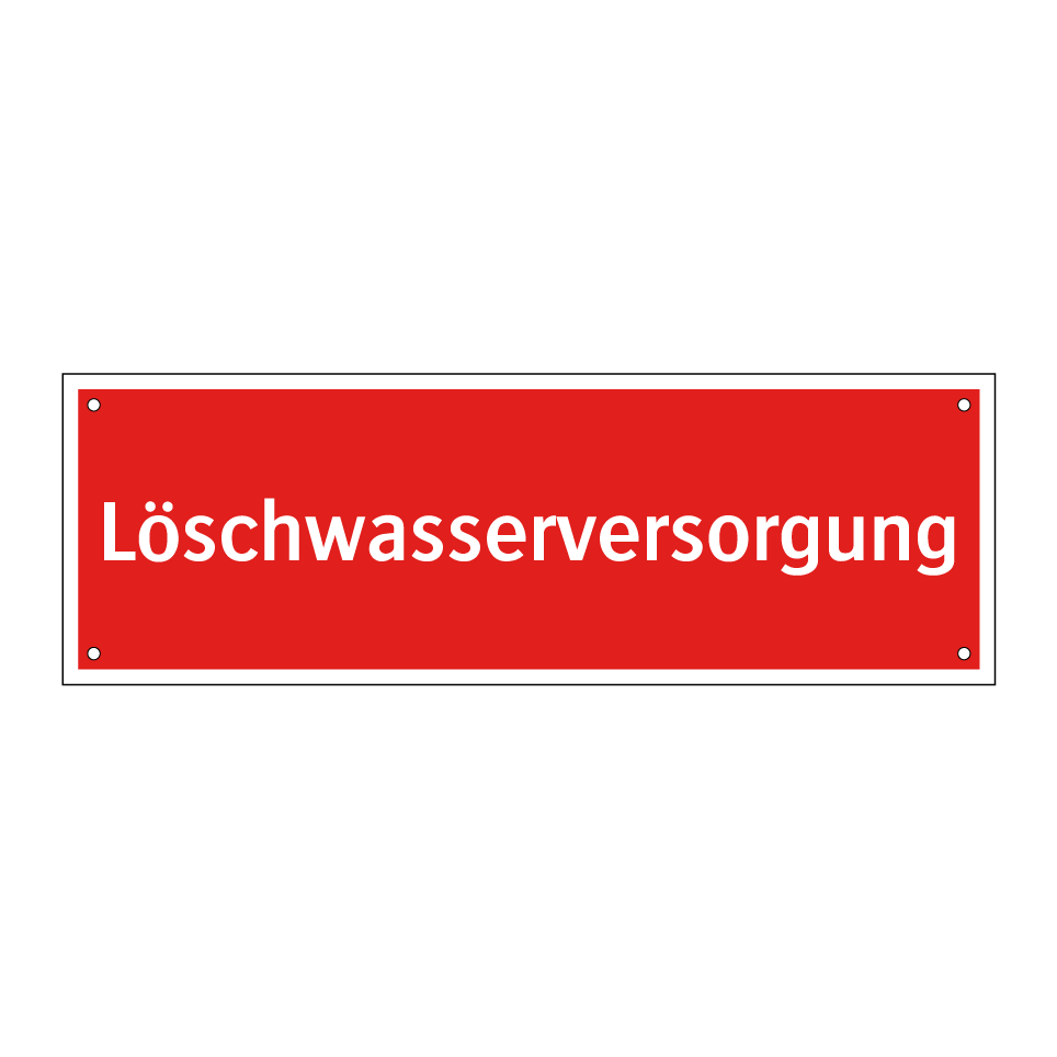 Löschwasserversorgung