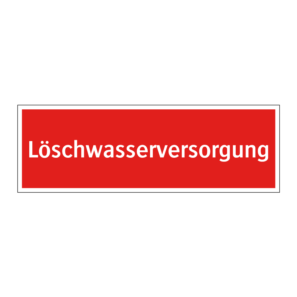Löschwasserversorgung