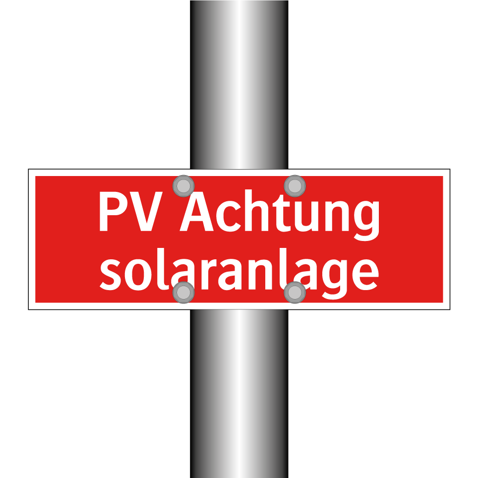 PV Achtung solaranlage
