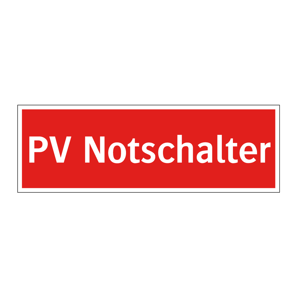 PV Notschalter