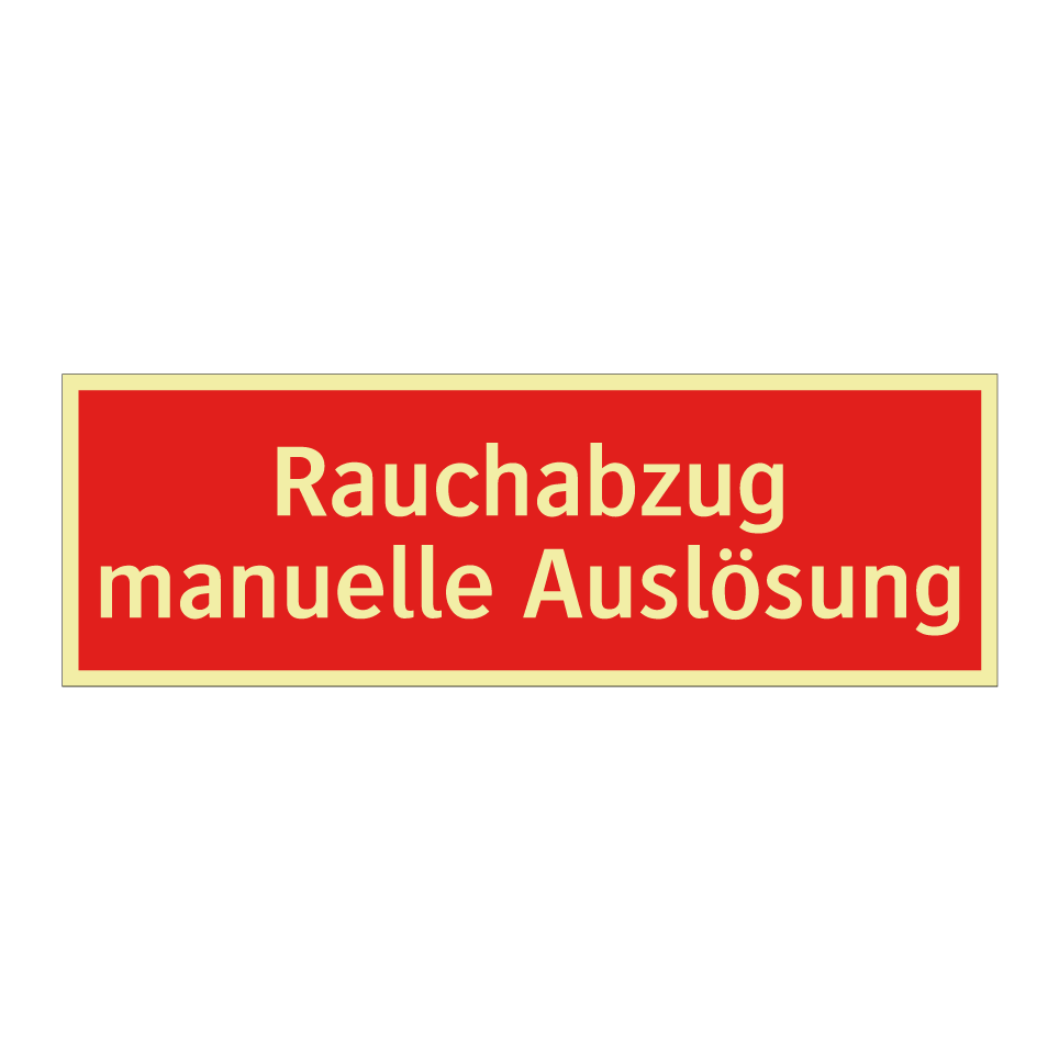 Rauchabzug manuelle Auslösung