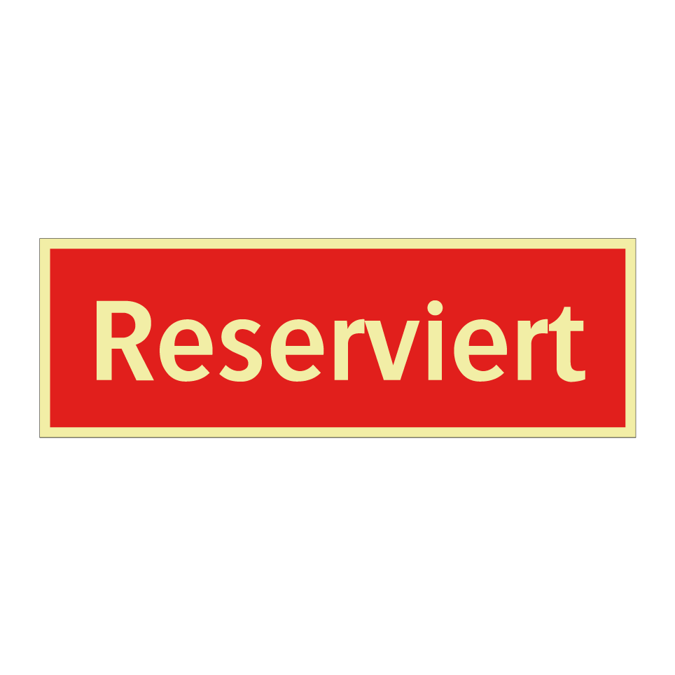 Reserviert