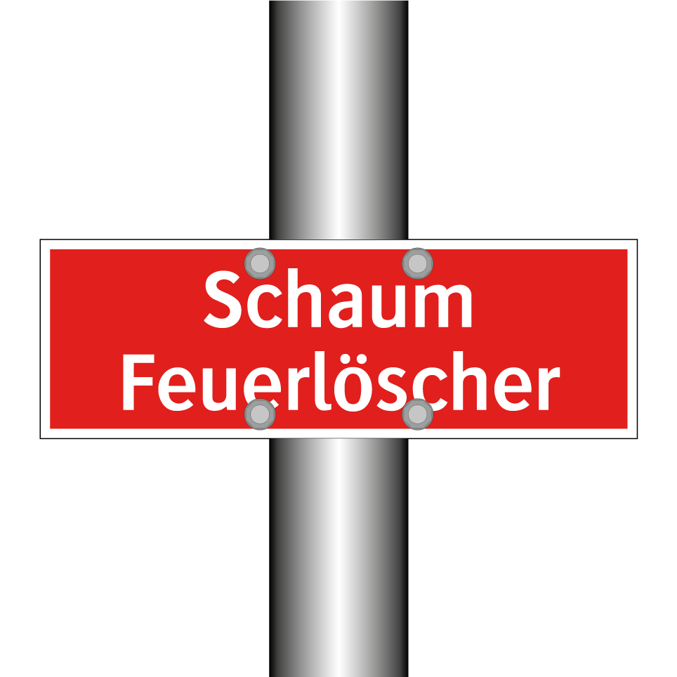 Schaum Feuerlöscher