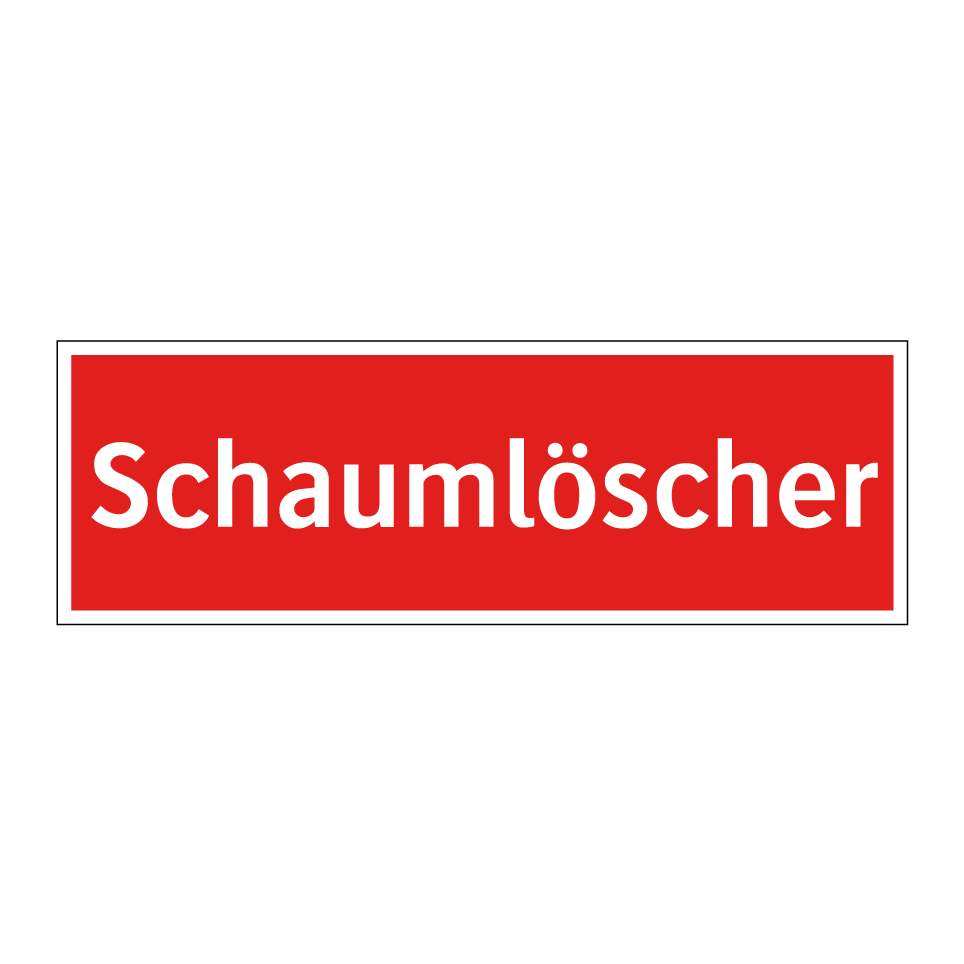 Schaumlöscher