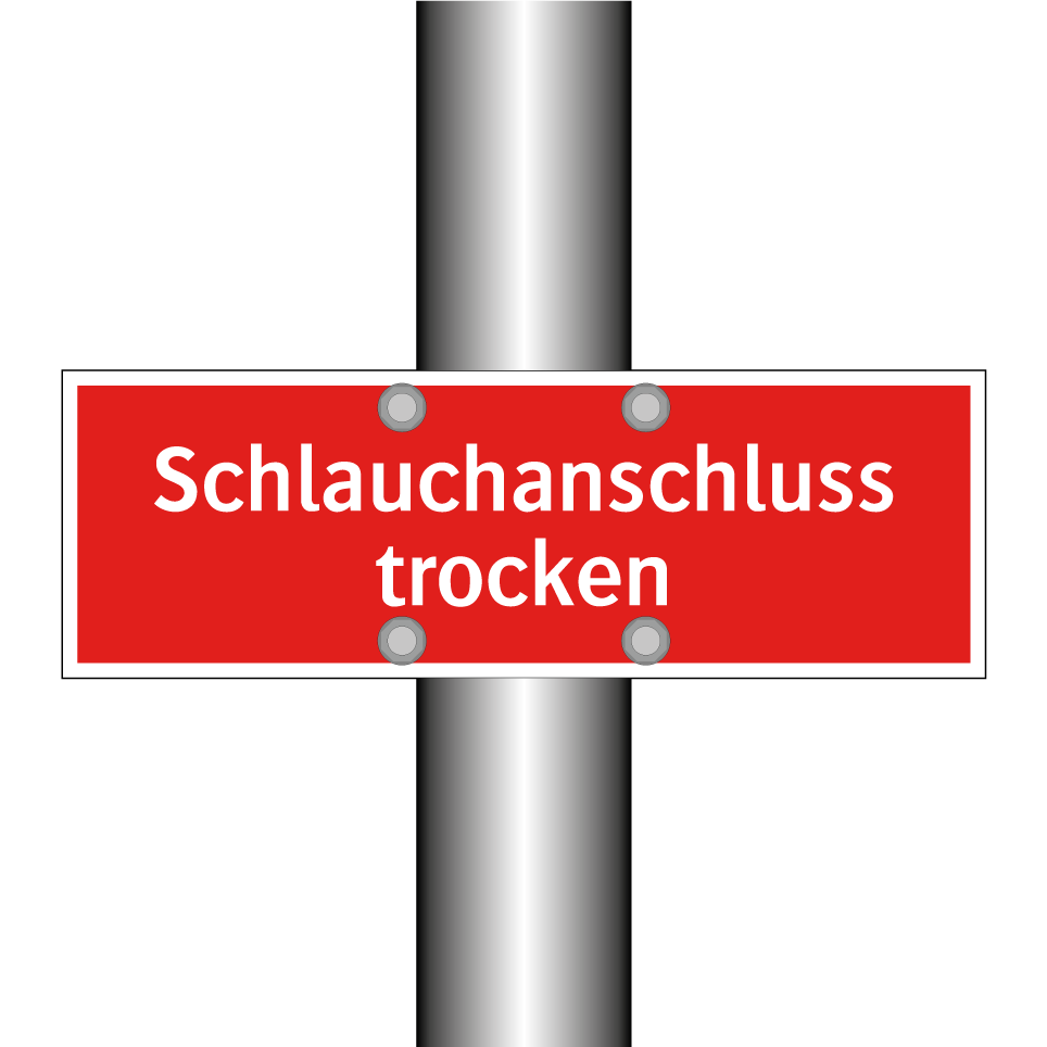 Schlauchanschluss trocken