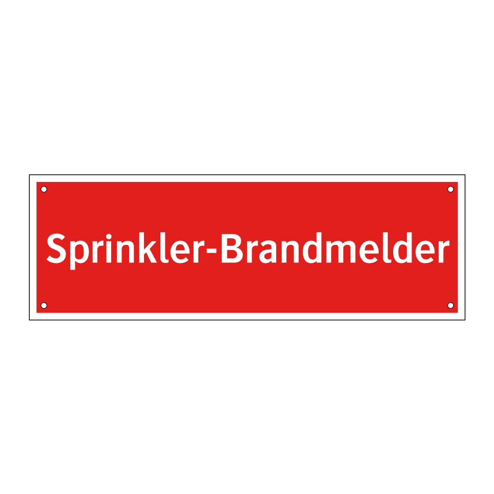 Sprinkler-Brandmelder