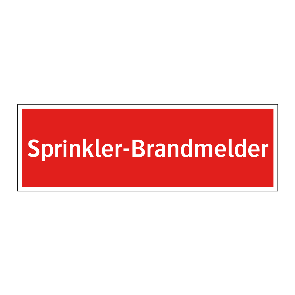 Sprinkler-Brandmelder