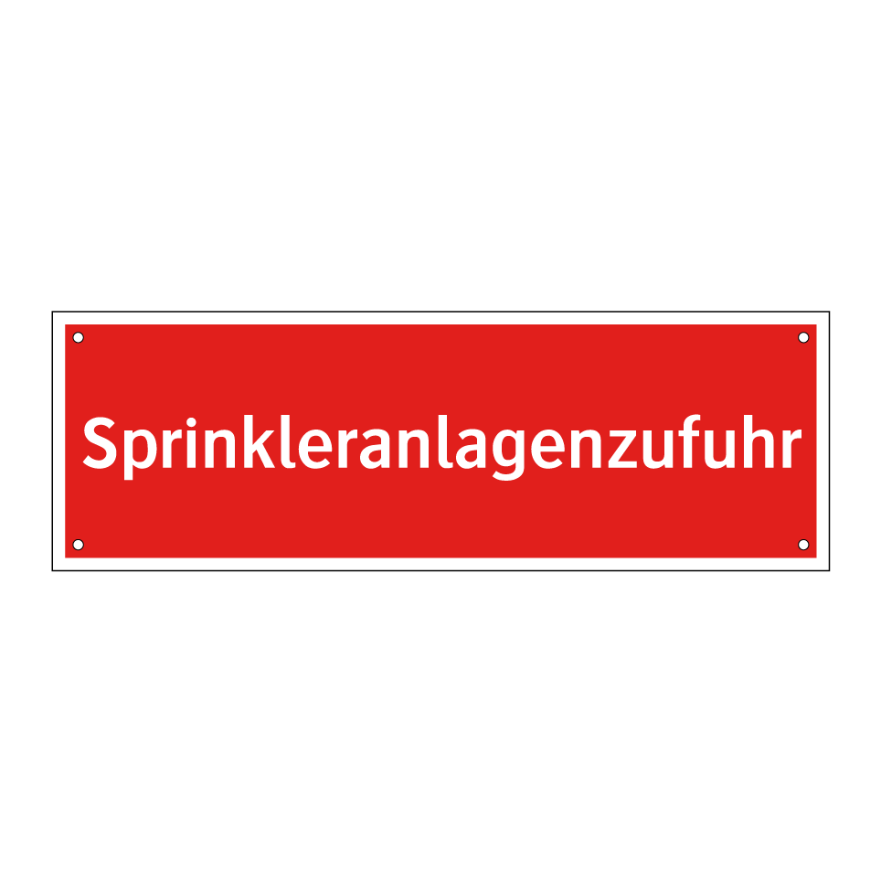 Sprinkleranlagenzufuhr