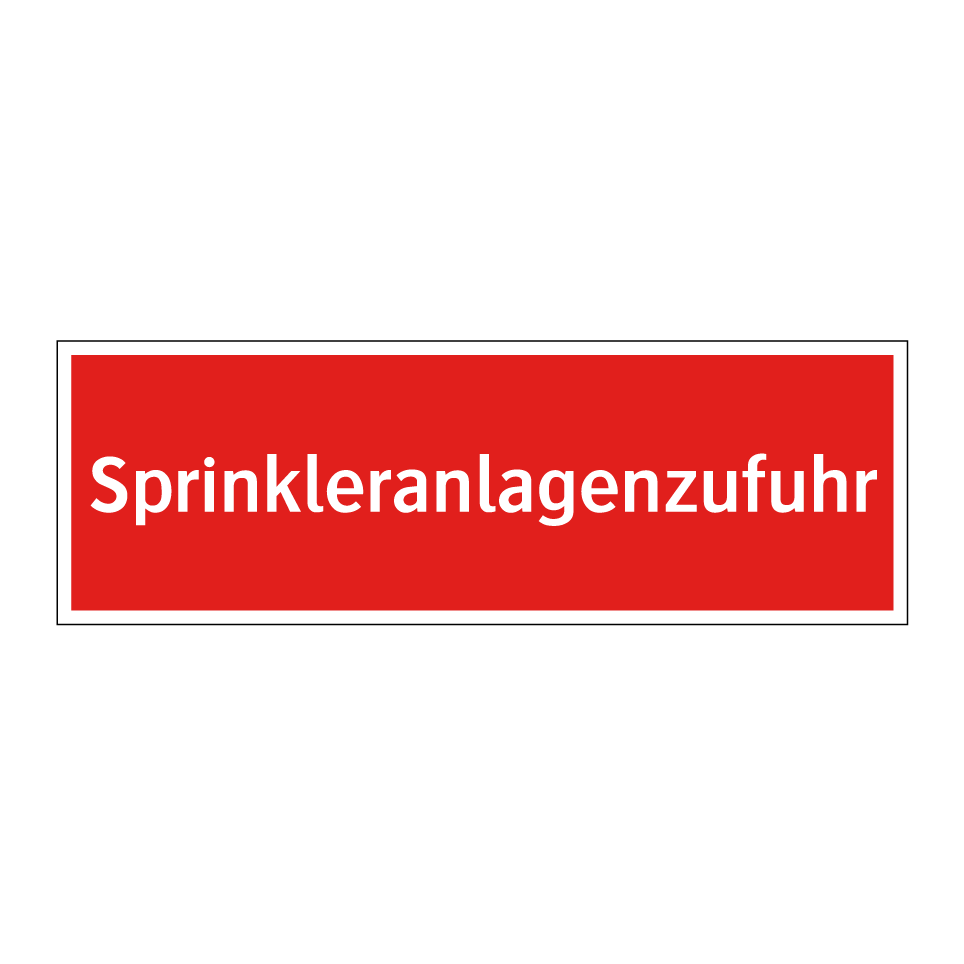 Sprinkleranlagenzufuhr