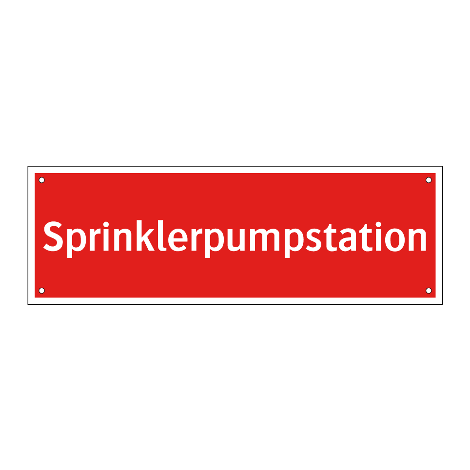 Sprinklerpumpstation
