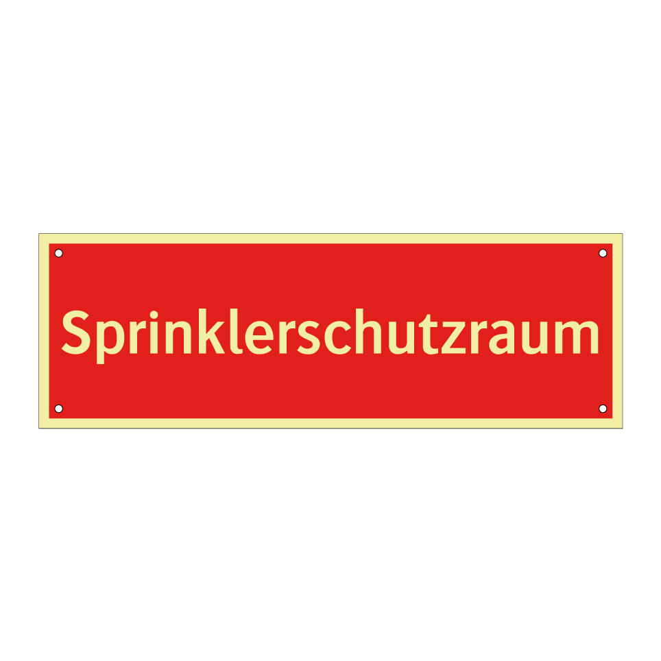 Sprinklerschutzraum