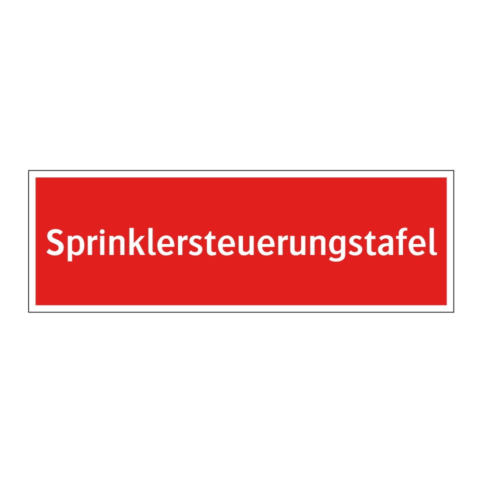 Sprinklersteuerungstafel