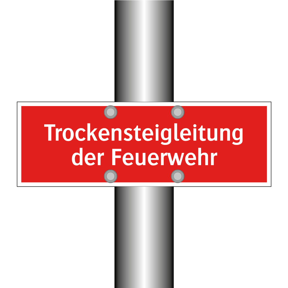 Trockensteigleitung der Feuerwehr