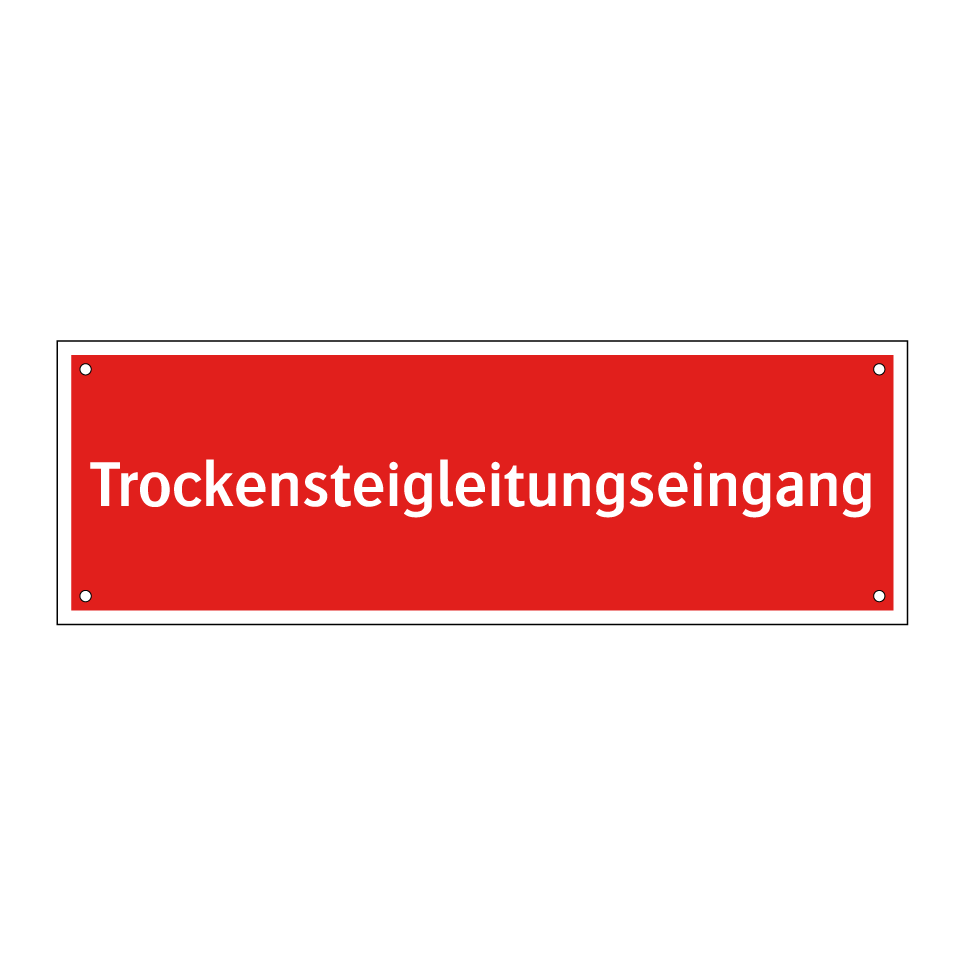 Trockensteigleitungseingang