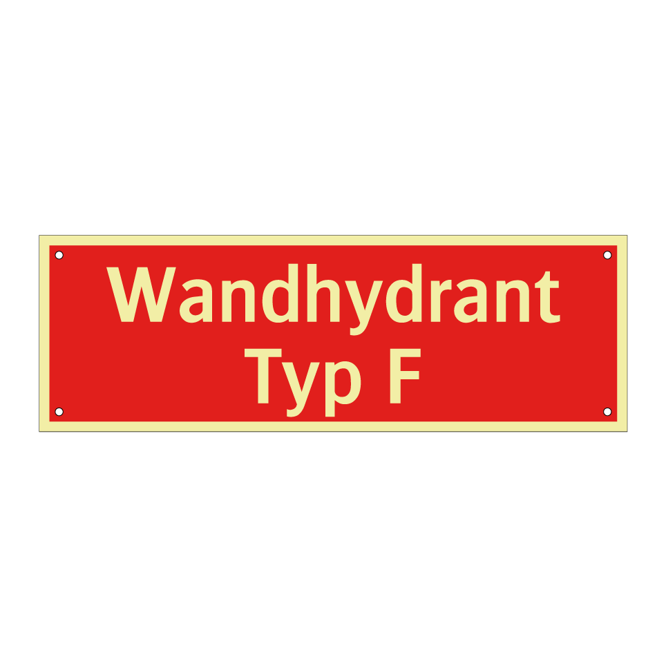 Wandhydrant Typ F