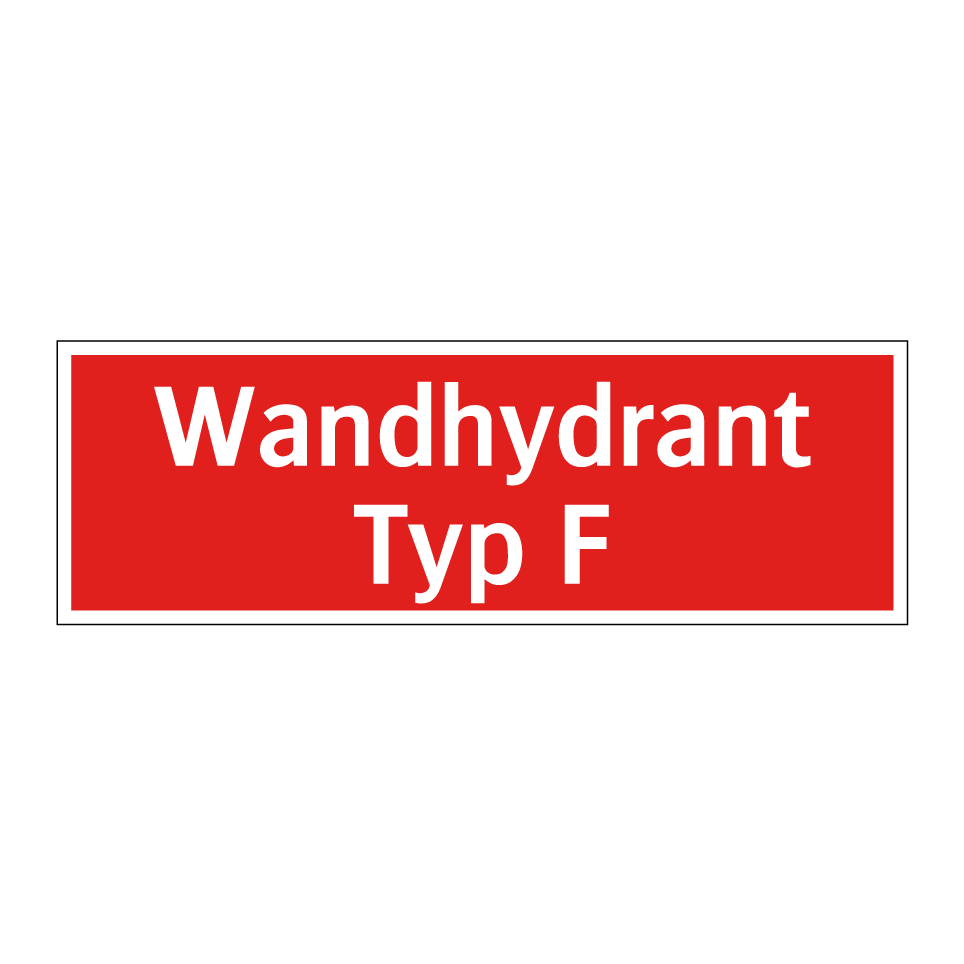 Wandhydrant Typ F