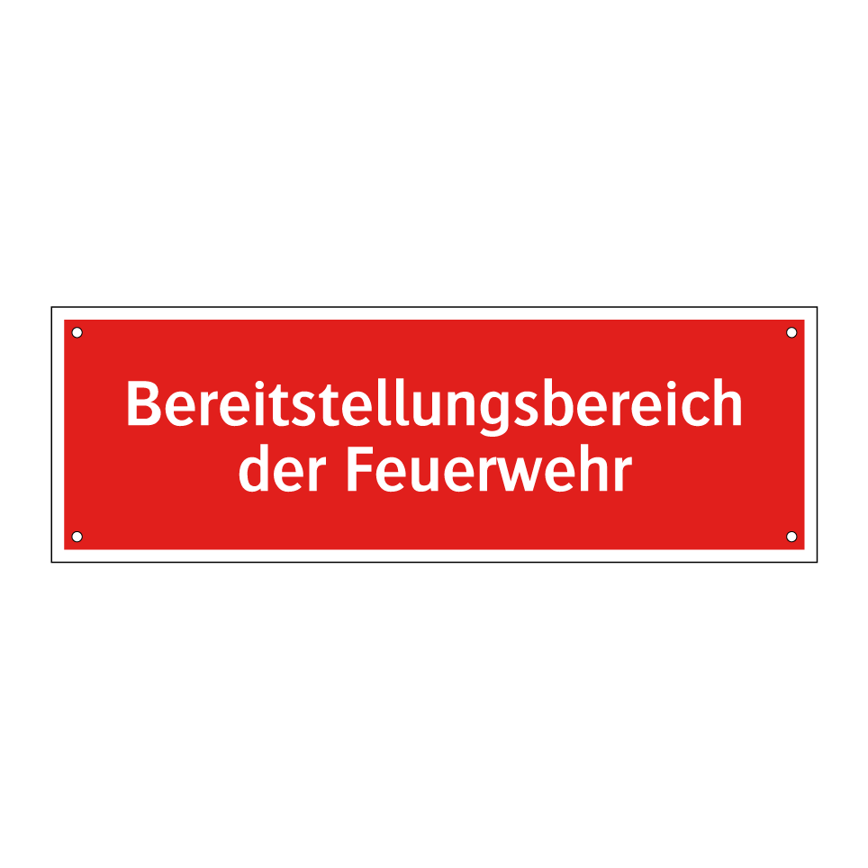 Bereitstellungsbereich der Feuerwehr