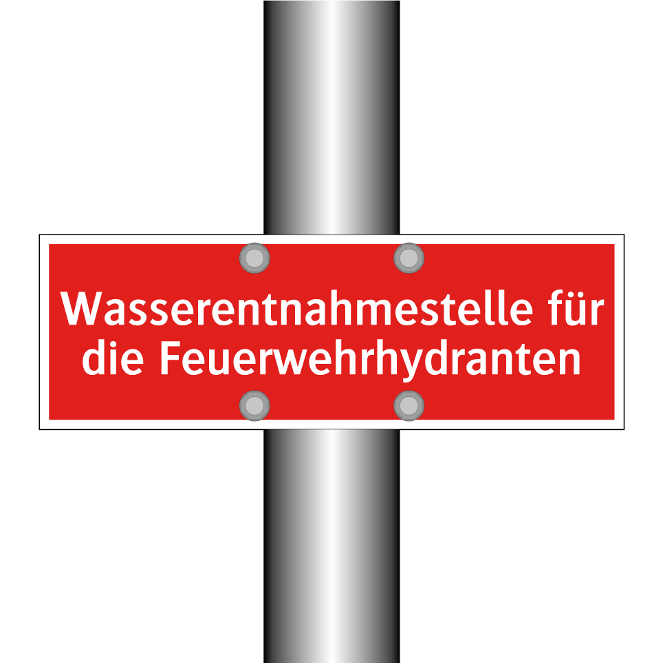 Wasserentnahmestelle für die Feuerwehrhydranten